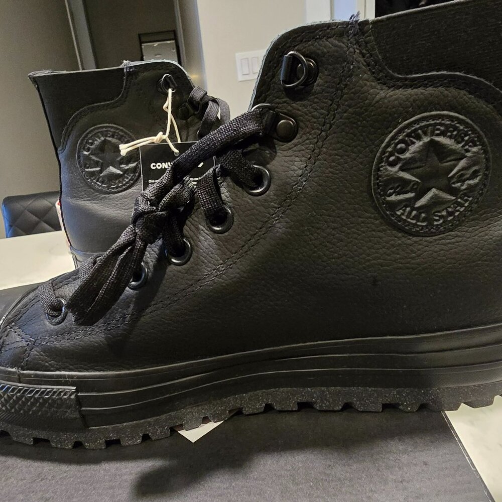 NEW CONVERSE City Trek TERRAIN HI Waterproof Leather Boots Shoes Mens Sz 10 NEW